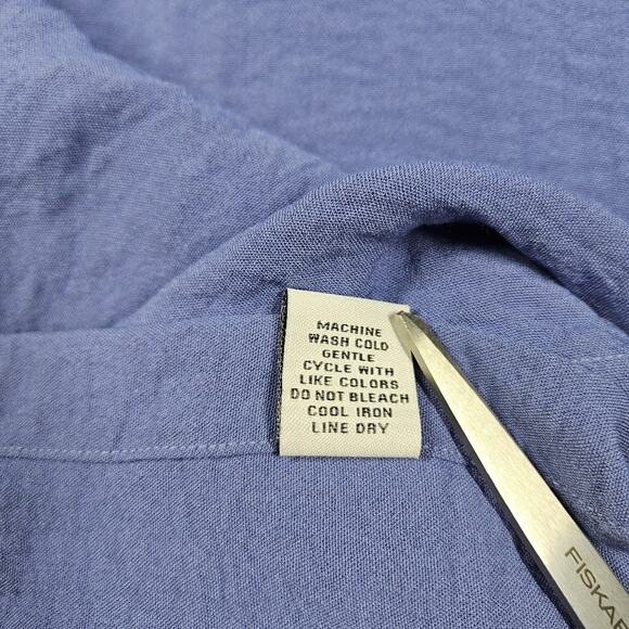 Habitat Clothes To Live In Tunic Womens Medium Purple Top Artsy Lagenlook Boho - Picture 7 of 14